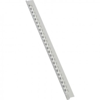 Маркер LEGRAND Memocab ширина 2,3 мм чёрная маркировка на белом фоне заглавная буква U