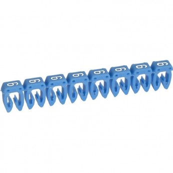 Маркер LEGRAND CAB 3 для кабеля 4-6 мм² цифра 6 синий