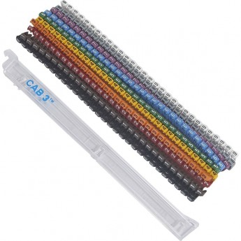 Набор маркеров LEGRAND CAB 3 цифры для кабеля сечением 1,5-2,5 мм²