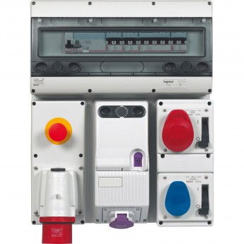 Накладная вилка LEGRAND P17 Tempra Pro IP 44 380/415 В 32 A 3К+Н+З