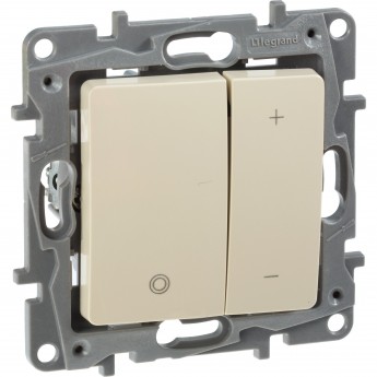Светорегулятор LEGRAND нажимной Etika 400 Вт слоновая кость