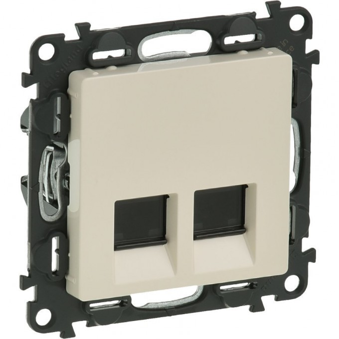 Информационная розетка LEGRAND Valena LIFE двойная RJ45 Кат.5е UTP с лицевой панелью слоновая кость 753541 Информационная розетка LEGRAND Valena LIFE двойная RJ45 Кат.5е UTP с лицевой панелью слоновая кость 753541