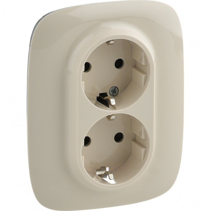Силовая розетка LEGRAND Valena ALLURE двойная 2х2К+З 16А 250В с лицевой панелью с защитными шторками безвинтовые зажимы слоновая кость 753826 Силовая розетка LEGRAND Valena ALLURE двойная 2х2К+З 16А 250В с лицевой панелью с защитными шторками безвинтовые зажимы слоновая кость 753826