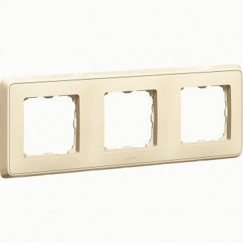 Рамка LEGRAND Cariva 3 поста горизонтальный/вертикальный монтаж слоновая кость