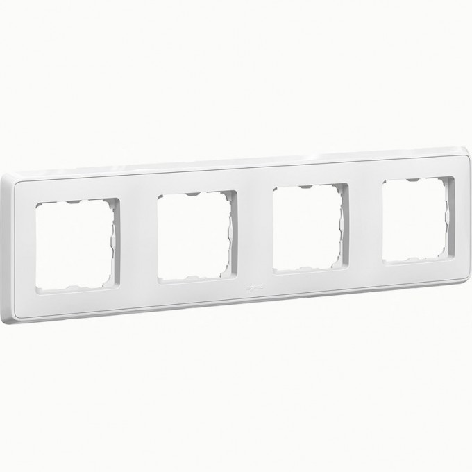 Рамка LEGRAND Cariva 4 поста горизонтальный/вертикальный монтаж белый 773654 Рамка LEGRAND Cariva 4 поста горизонтальный/вертикальный монтаж белый 773654