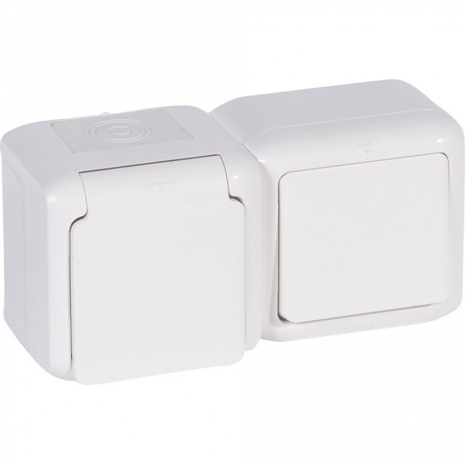 Выключатель LEGRAND Quteo 2К+З розетка с защитными шторками 16 A 250 В IP 44 белый 782318 Выключатель LEGRAND Quteo 2К+З розетка с защитными шторками 16 A 250 В IP 44 белый 782318