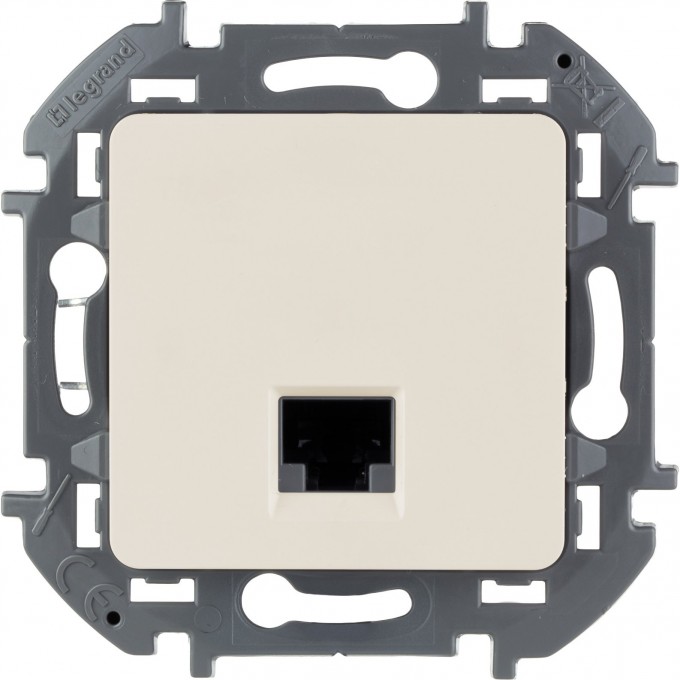 Розетка информационная LEGRAND INSPIRIA RJ 45 категория 5e UTP слоновая кость 673826 Розетка информационная LEGRAND INSPIRIA RJ 45 категория 5e UTP слоновая кость 673826