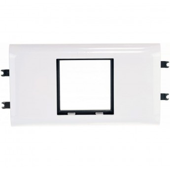 Суппорт LEGRAND Mosaic - для кабель-каналов DLP с шириной крышки 65 мм - 2 модуля, белый