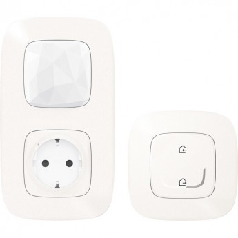 Стартовый пакет с головным выключателем LEGRAND Valena Allure with NETATMO, жемчуг
